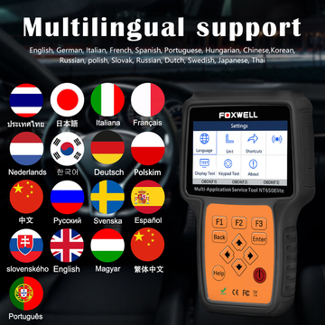 [EU/EU Ship] Foxwell NT650 Elite All Makes Service Tool with 25 Special Function Updated Version of NT650