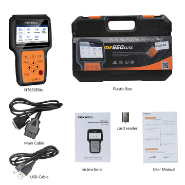 [EU/EU Ship] Foxwell NT650 Elite All Makes Service Tool with 25 Special Function Updated Version of NT650