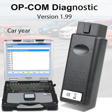 Opcom OP-Com Firmware V1.99 with PIC18F458 Chip and FTDI Chip CAN OBD2 Diagnostic Tool for Opel Support Opel Till Year 2014