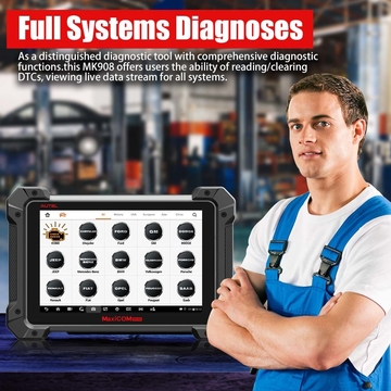 [Weekly Special] 100% Original Autel MaxiCOM MK908 All System Diagnostic Tool Support ECU/Key Coding Updated Version of Maxisys MS908