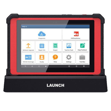 Launch X431 PAD V with SmartBox 3.0 Automotive Diagnostic Tool Support Online Coding and Programming 1 Year Free Update No IP Limitation