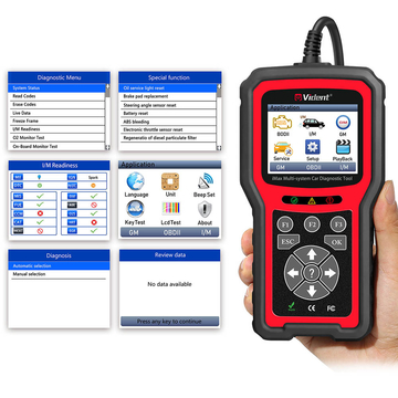 VIDENT iMax4304 GM Full System Car Diagnostic Tool for Chevrolet, Buick, Cadillac, Oldsmobile, Pontiac and GMC