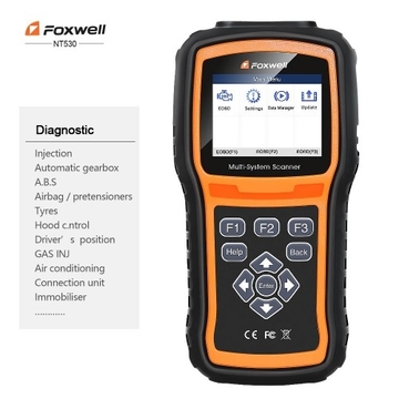 [US/EU Ship] Foxwell NT530 BMW Full System Scanner with SRS, ABS, EPB, Oil Reset, DPF, SAS and Battery Registration Support BMW 2018/2019 &amp; F Chassis