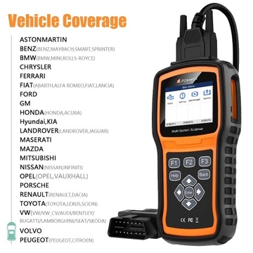 [US/EU Ship] Foxwell NT530 BMW Full System Scanner with SRS, ABS, EPB, Oil Reset, DPF, SAS and Battery Registration Support BMW 2018/2019 &amp;amp; F Chassis