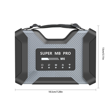 SUPER MB PRO M6 Wireless Star Diagnosis Tool with Multiplexer + Lan Cable + Main Test Cable Free Shipping by DHL