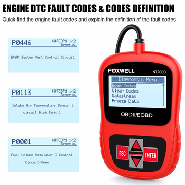 FOXWELL NT200C OBDII/EOBD Code Reader