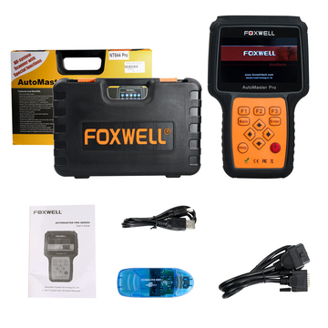 Foxwell NT644 Pro Support 60+ Makes Full System Diagnostic Scanner with Special Functions (EPB/ABS/SRS/DPF/SAS/TMPS/Injector/SAS/Oil Reset)