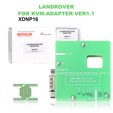 [In Stock] Xhorse Solder-Free Adapters and Cables Full Set XDNPP0CH 16pcs Work with MINI PROG and KEY TOOL PLUS