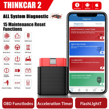 ThinkCar 2 ThinkDriver Bluetooth Full System OBD2 Scanner for iOS Android