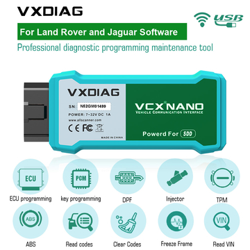 [On Sale] VXDIAG VCX NANO for Land Rover and Jaguar Software V160 WIFI Version Ship from UK