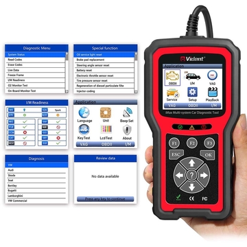 VIDENT iMax4301 VAWS V-A-G OBD Diagnostic Service Tool Supports 9 Special Functions