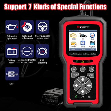 VIDENT iMax4305 OPEL Full System Car Diagnostic Tool for VAUXHALL OPEL Rover Support Reset/OBDII Diagnostic/Service