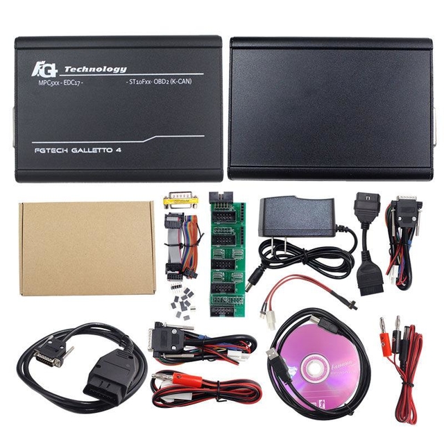 (PL/RU Ship) Latest Version V54 FGTech V54 0475 Galletto 4 Master BDM-Tricore-OBD Function ECU Programmer With Multi Language