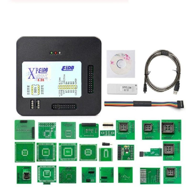 (PL/ES/RU Ship)XPROG V6.26 Add New Authorization X-PROG M Metal Box XPROG-M ECU Programmer X Prog M Full Adapters