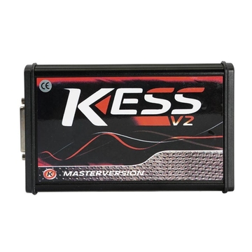 (PL/ES/RU Ship) Online V2.53 EU Red Kess V5.017 KESS V2 OBD2 Manager Tuning Kit 4 LED Kess V2.25 ECU Programmer