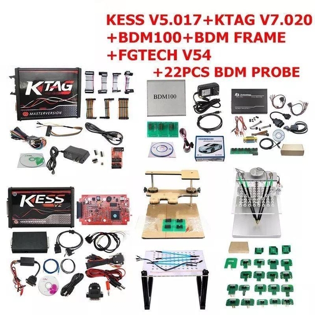Online Red V2.53 Kess V2 V5.017 V2.47 OBD2 Manager Tuning Kit V2.25 Ktag 2019 Galletto V54 Kess v2 5.017 Full Ktag BDM Adapter