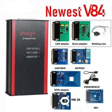 (PL/ES/RU Ship)IPROG Pro 2019 V84 Full ECU Key Programmer Iprog+ IMMO   Correction Airbag Reset Iprog V84 PK DIGIPROG 3 Carprog